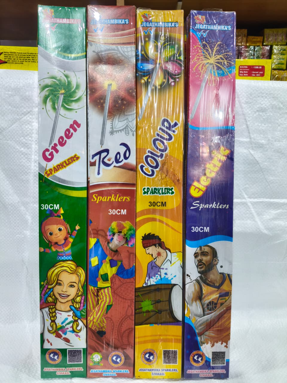 30 Cm Sparklers Colour